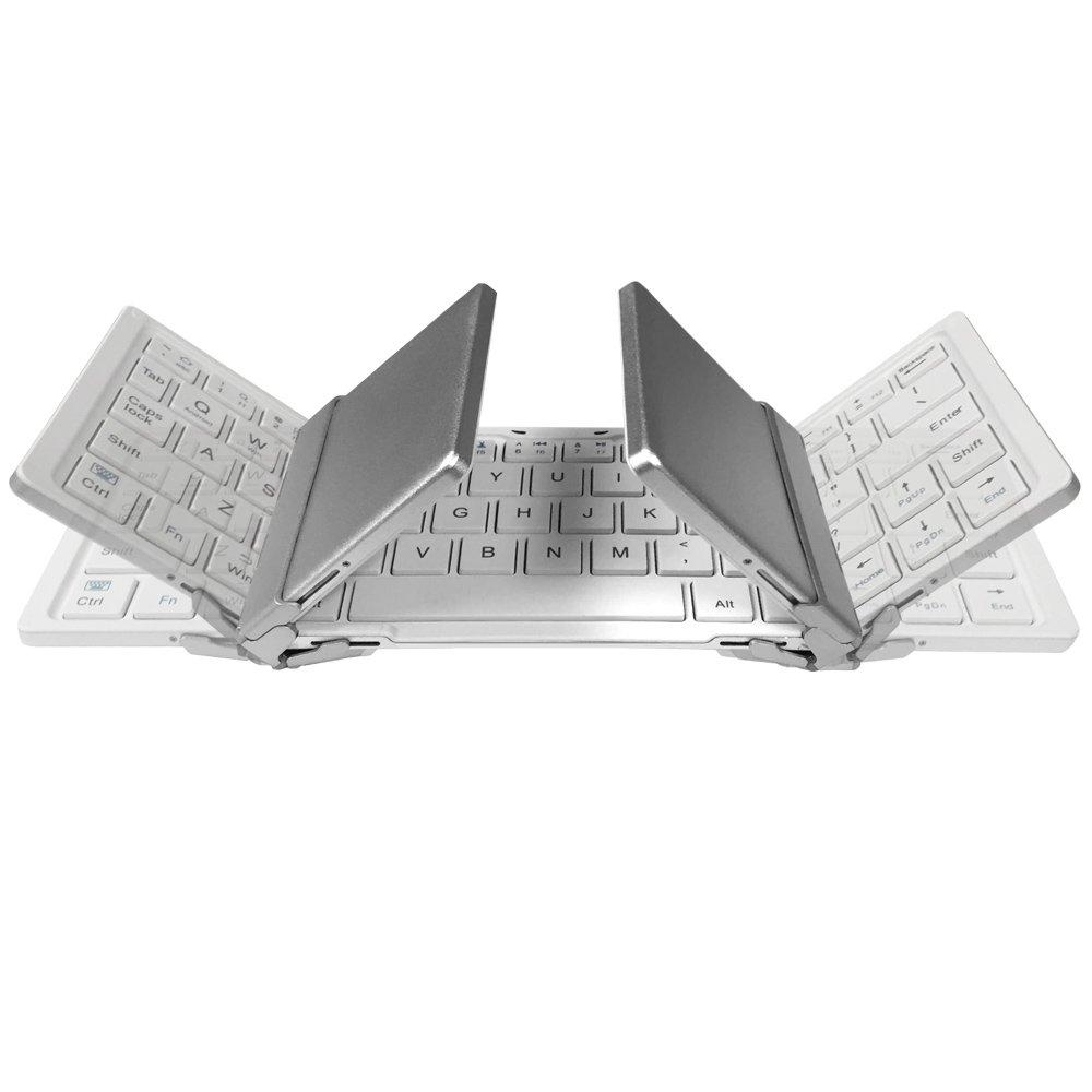 Teclado Bluetooth Granton Triple Plegable (tipo tríptico) GK930-WH