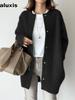 9 Color Autumn New Ultra Soft Knit Coat Slim Fit Design Loose Wool Jacket for Women