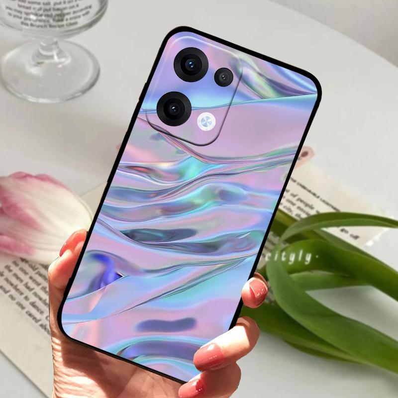 For Oppo Reno13 Pro Case Reno 13 12 5G Cute Animal Soft Silicone TPU Phone Cover For Oppo Reno12 Pro Protection Fundas Phone Bag