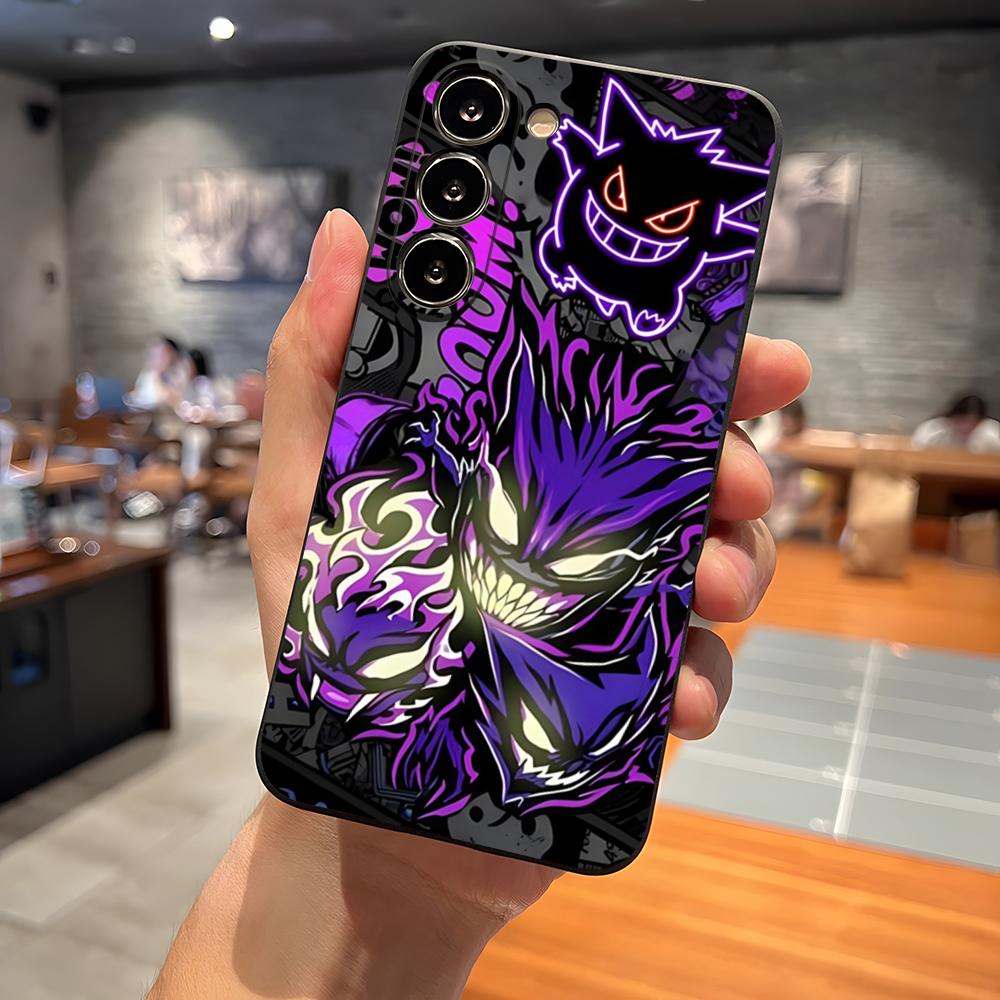 

Phone Case For Samsung S26 S24 Ultra S25 S23 Fe S22 S20 S21 Plus A16 A54 A34 A53 Back Cover Anime Pokemons Gengar Samsung s25