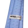 Michiko London Bonded Fabric with Lining for Made in KOSHINO Solid Wrinkle-Resistant Volume, Japan, Brand, Pattern, 100% Silk, Unisex, MKJ-027 (Blue)