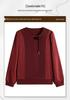 2025 Stylish Slimming Long-Sleeve Blouse for Middle-Aged and Elderly Mothers