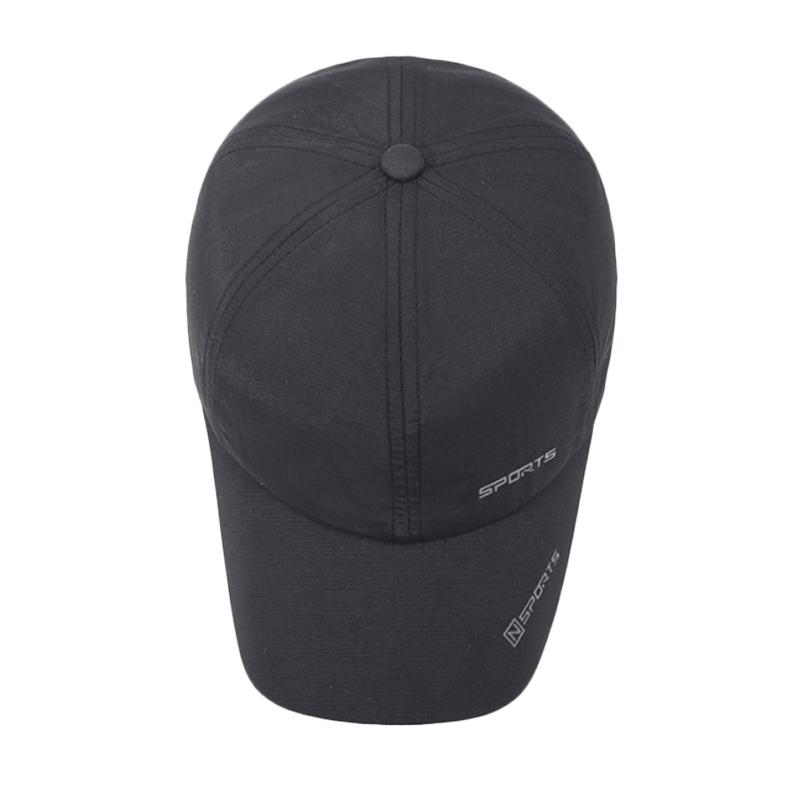 Letter Embroidery Hat Men's Summer Thin Outdoor Baseball Cap Quick-Drying Fishing Sunshade Sun Cap