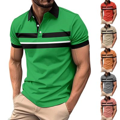 Men's Summer Leisure Culture Breathable Short Sleeved Shirt Top