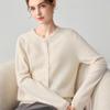 Lekasha Women's Sweet Cashmere Cardigan - Long Sleeve Round Neck Knitwear