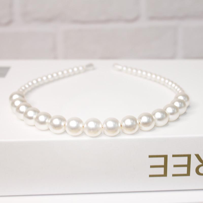 2025 Mori Style Fairy Pearl Headband with Wispy Bangs Hair Clips