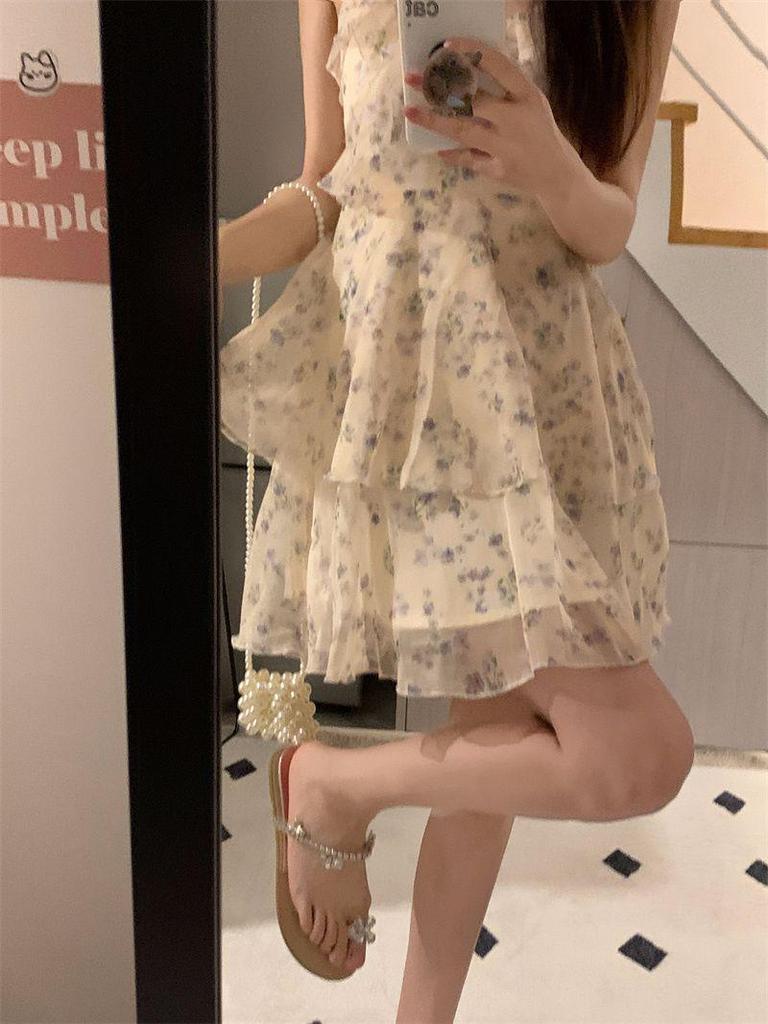 Elegant Floral Slip Dress - Summer 2026 New Arrival: Slimming & Stylish Women's Skirt