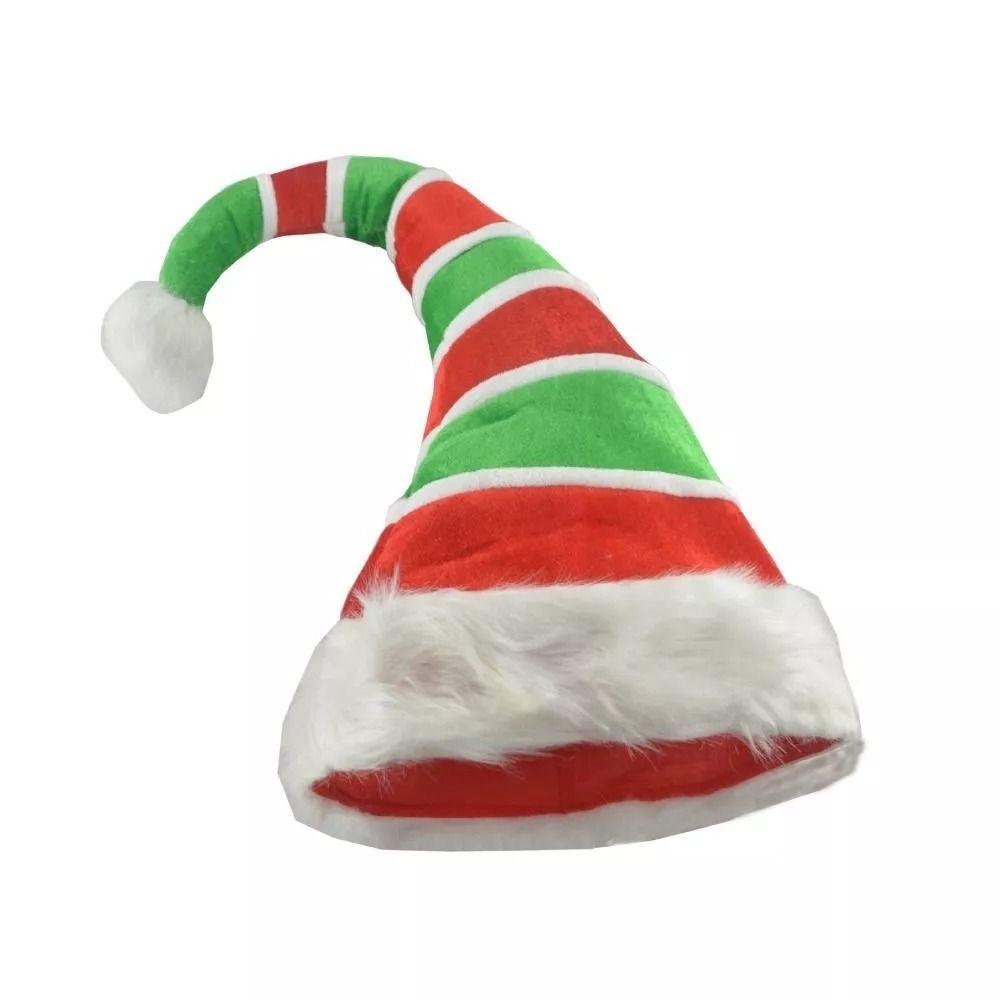 New Extended Elf Christmas Hat Striped Large Over-Sized Santa Claus Hat New Year Christmas Xmas Novelty Elves Hat
