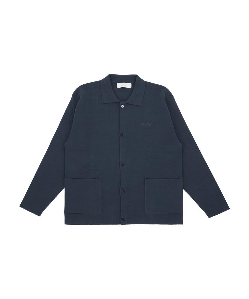 W Standard Collared Cardigan [3 Colors]
