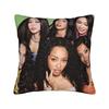 New Kpop Style Girls Katseyes Pillow Cover Graphic Cushion Cover Funny Pillow Case For Chair Sofa Home Decor