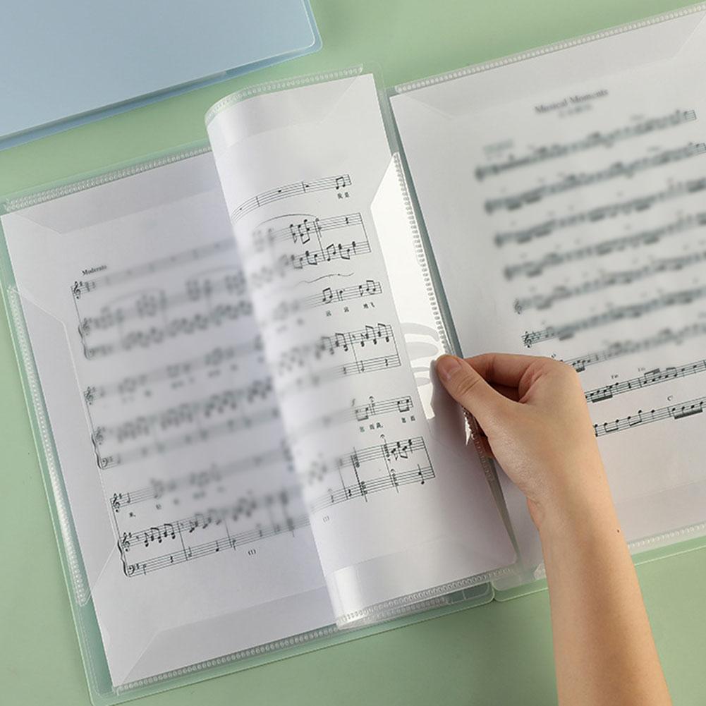 Rukopis Flexibilní notový sešit Otáčení stránek s hudbou