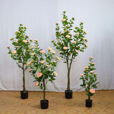 Artificial Camellia Rose Tree for Home Decoration