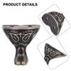 Box Legs Legs Home Office Less Rusty Vintage Pattern Design Decorate Boxes Matching Screws Box Feet Wooden Boxes