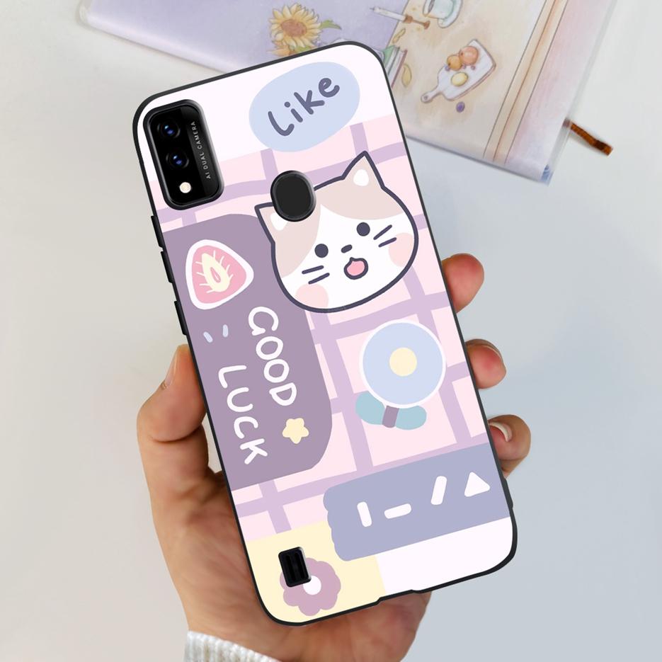 For ZTE Blade A51 A71 Case New Fashion Painted Back Cover Shockproof Phone Case For ZTE Blade A71 A7030 BladeA51 Soft TPU Fundas