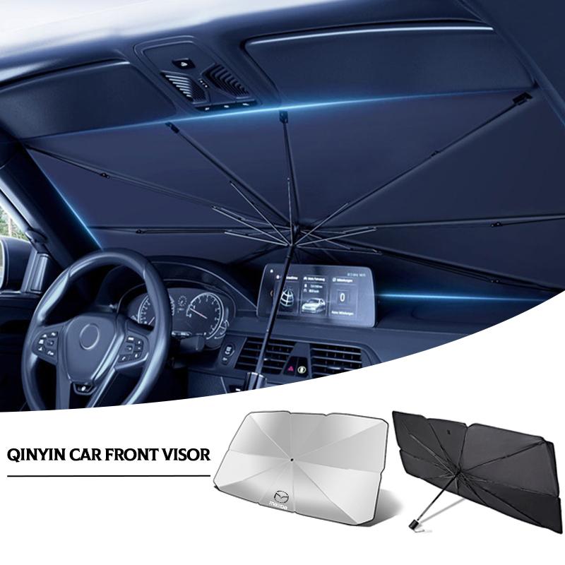 1Pcs Car windshield Sunshade Umbrella Protector Parasol Foldable For Mazda 3 6 CX5 2 CX3 CX9 MX5 RX8 Demio MS CX5 2 Axela Demio Atenza MS GJI GH BK MP
