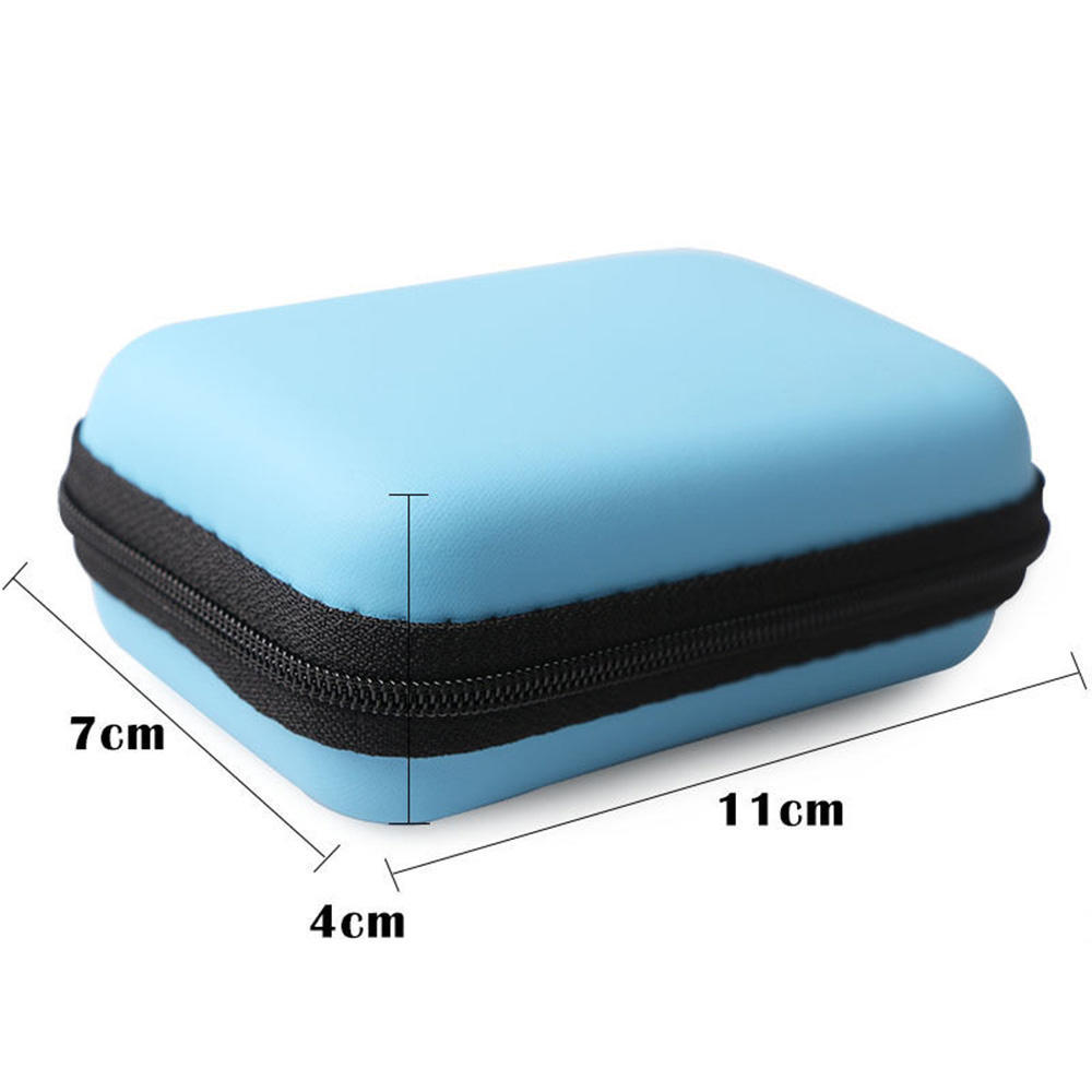 Women Carry Pouch Headset Headphone Bag Cable Accessories Portable Case Storage Box