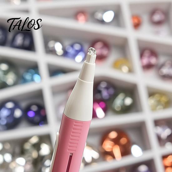 Automatic Bead Dispenser Pen Auto Pen, Wax Free Faux Diamond Art Round Picker Tool for Diamonds DIY Crafts Easy