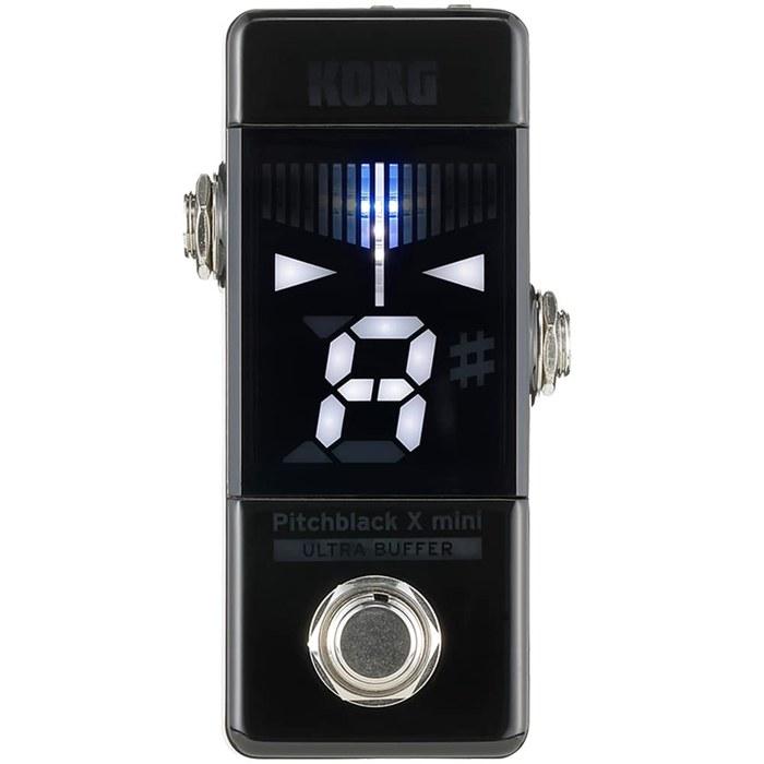 KORG Pitchblack X mini Guitar/Bass Tuner Pedal - Black
