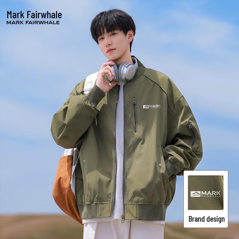 

Mark Fairwhale Men s Solid Minimalist Casual Jacket L