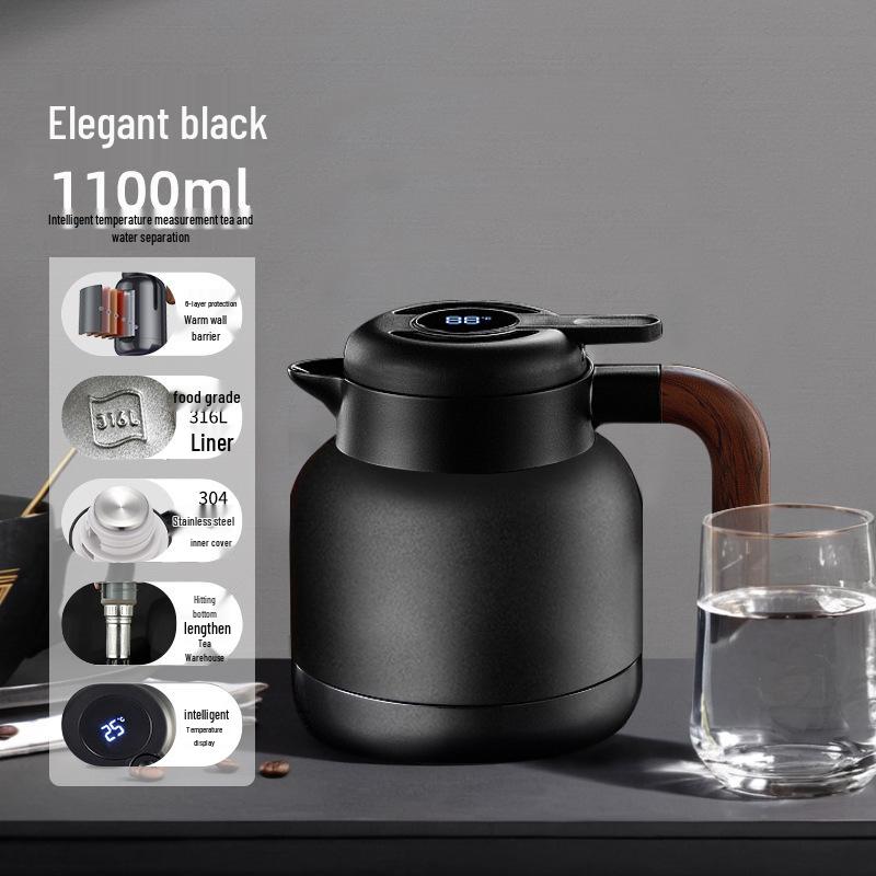 316L Stainless Steel Large-Capacity Thermos Kettle for Tea Brewing and Steeping