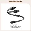 Outdoor Lights Extension Cable Cord Plug and Play Portable Versatile Y Splitter for Light