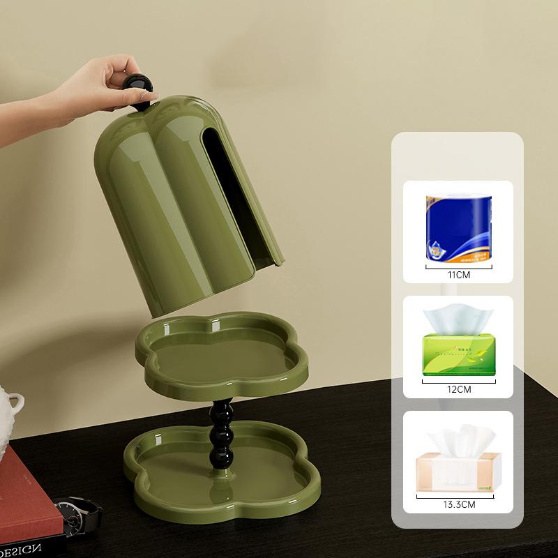 French Retro Tissue Box In The Ancient Style Of Advanced Sense Of Box Creative Living Room Light Luxury Pumping Paper Box