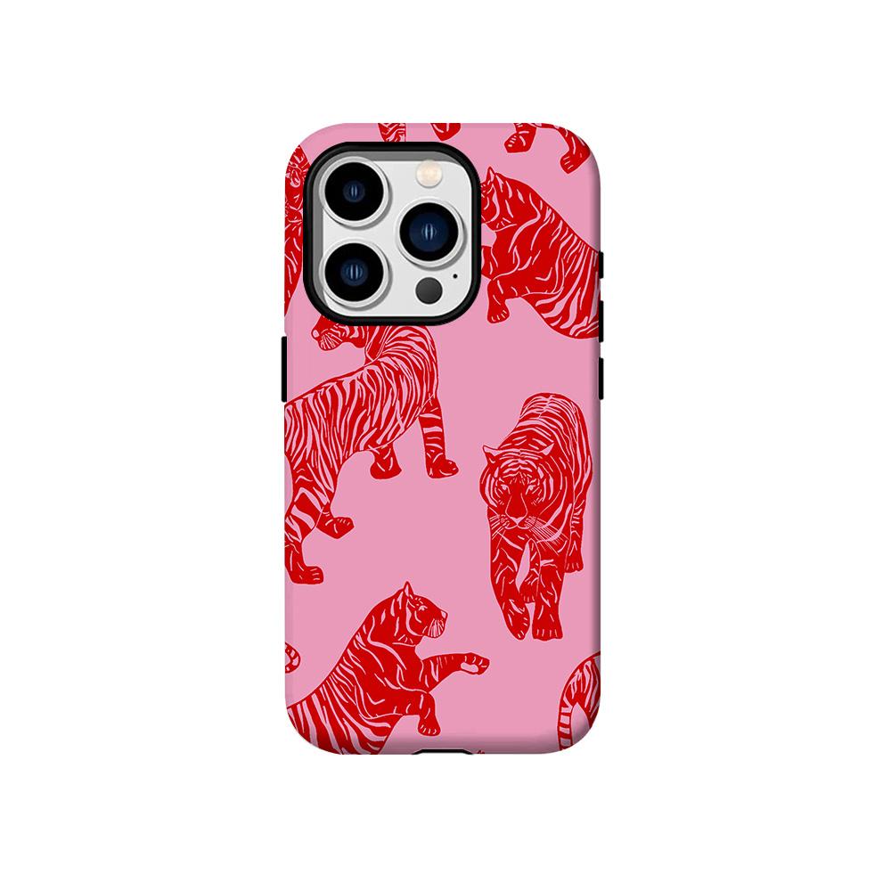 

Luxury Clmj Tiger Whale Curve Phone Case for iPhone 17 16 15 14 13 12 11 Air Pro Max Plus Luxury Double-layer Back Cover iPhone XSMax