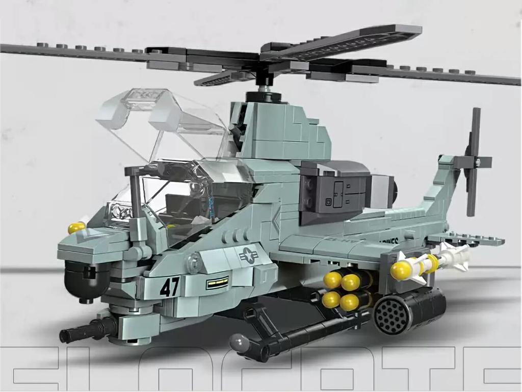 AFM Viper Attack Helicopter 576Blocks AH-1Z