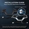 Car Steering Wheel Multifunction Button Assembly with Harness and Trim Frame 96720F2040 Simple Installation for 1.6l Routine