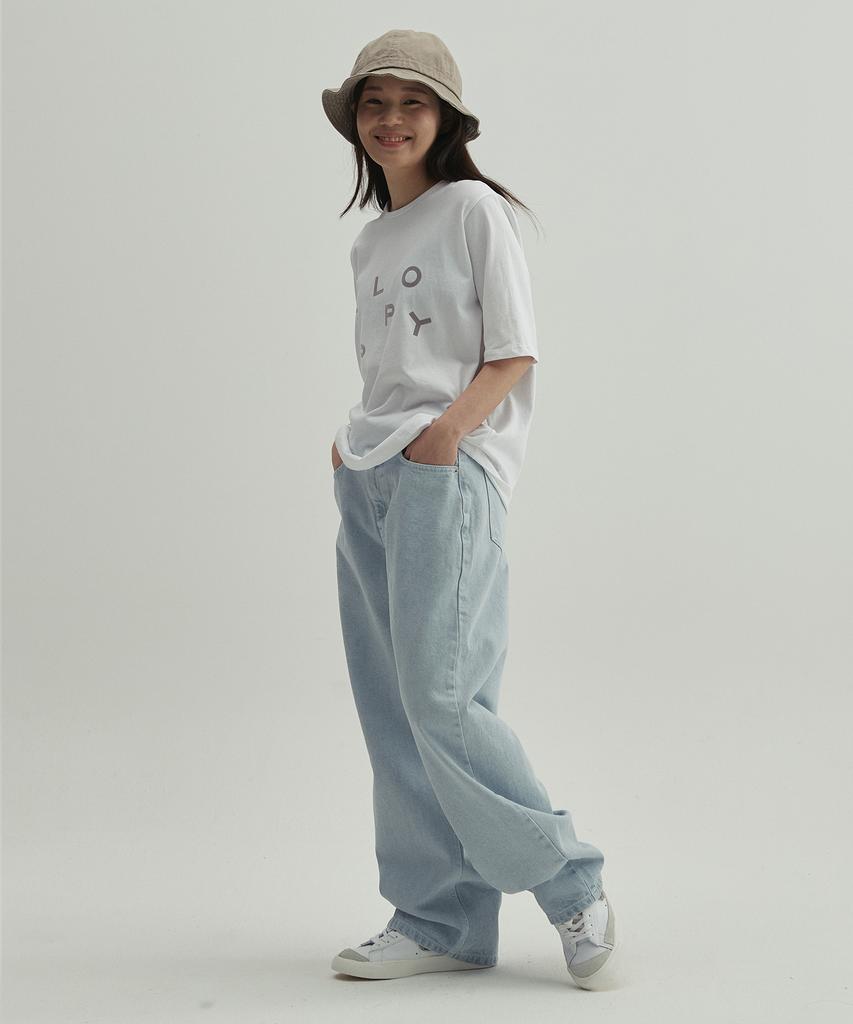 Peullopiendiseukeu Floppy Logo Tee _White