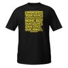 Black History Marcus Garvey T-Shirt: Emancipate Yourselves