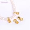 18K Gold Plated Pearl Clasps For Bracelet Making,Inlaid Zircon Brass Connector Clasps For Jewelry,DIY Accessories Wholesale