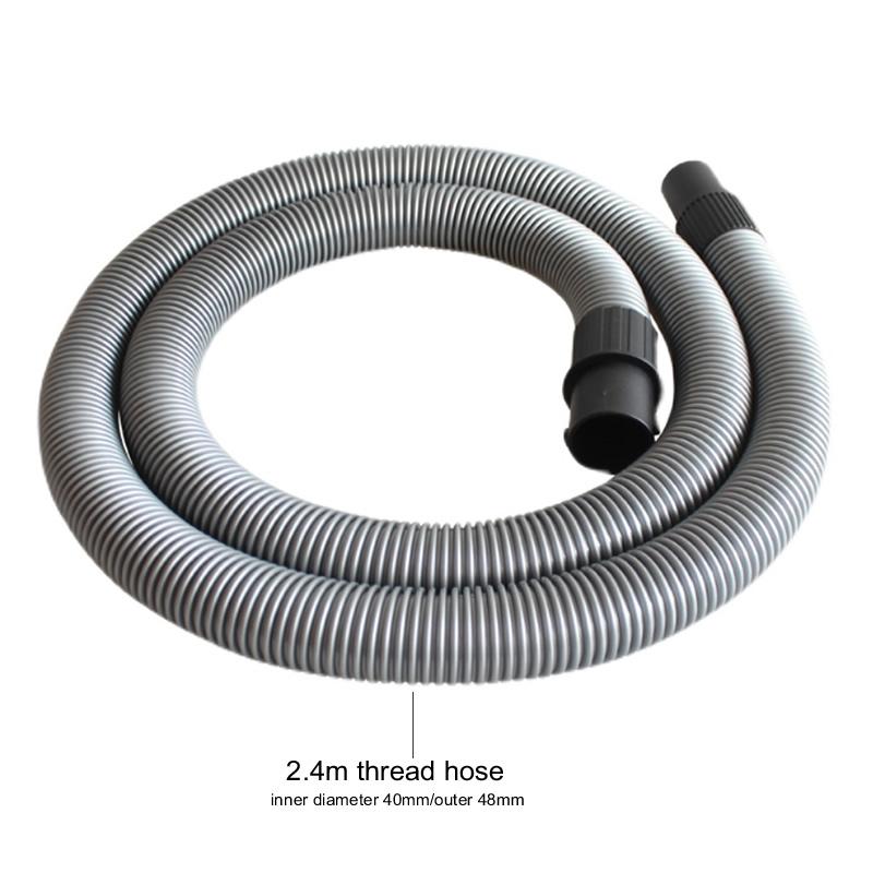 Jeno 502 vacuum cleaner handle hose sets  lenght 2.4m 40mm/48mm threaded hose  handle host connector vacuum cleaner parts