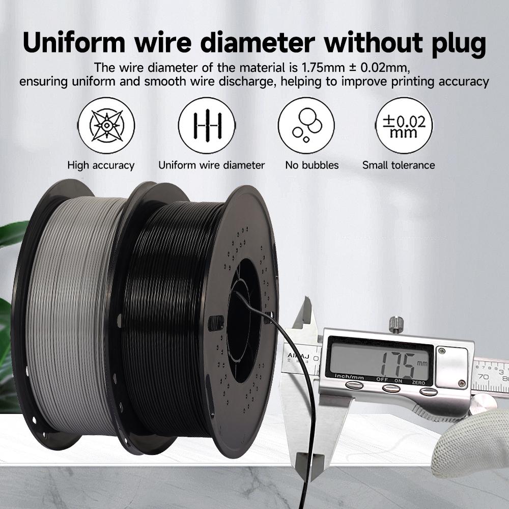 KINGROON Newest HS-PETG 3D Printer Filament 1.75mm High Speed 3D Printinng Material Hyper PETG 5KG 10KG Mix Color