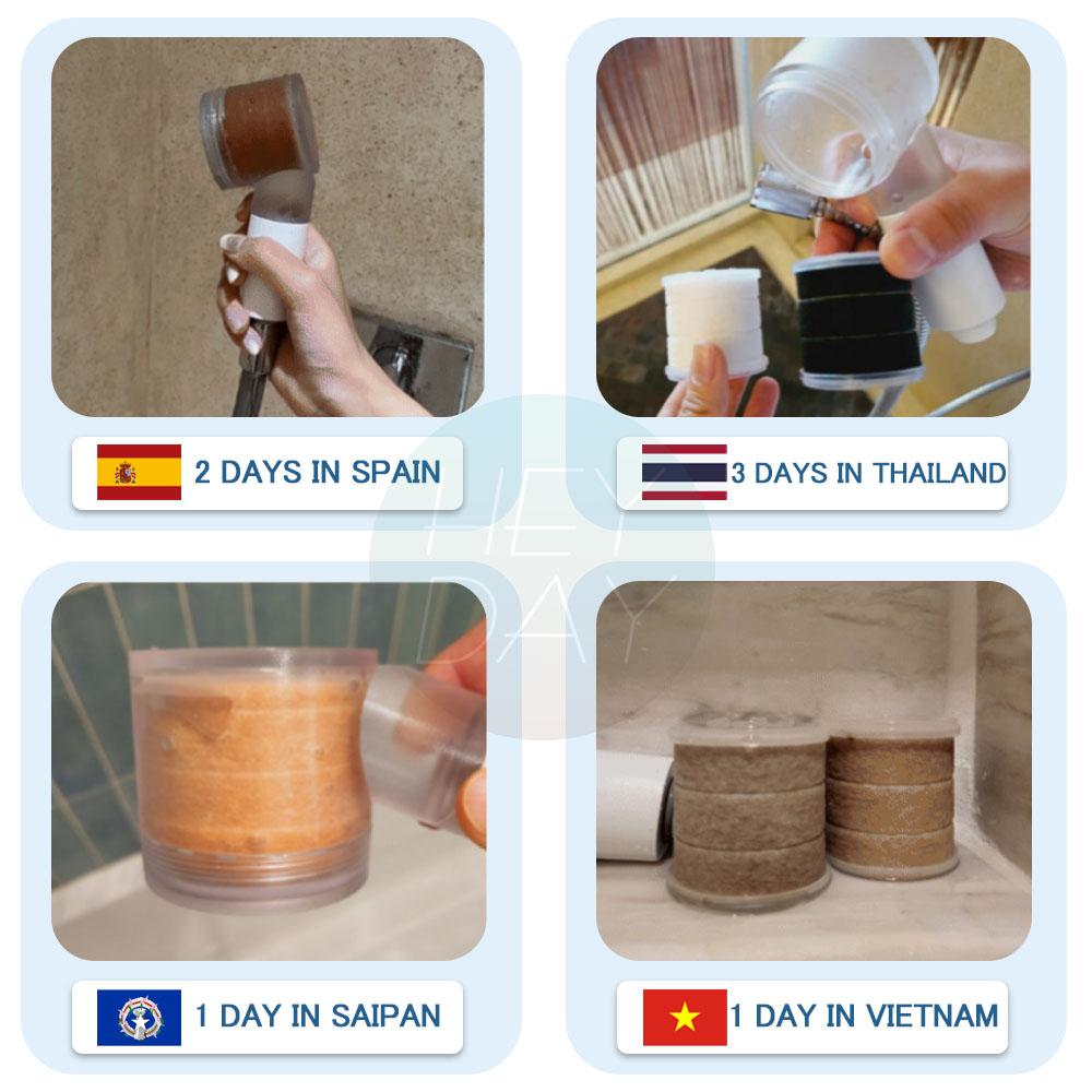 [Bodyluv] Puresome Travel Mini Shower + 2 Filter 3 Filter Portable Shower Head Rust Removal Made In Korea