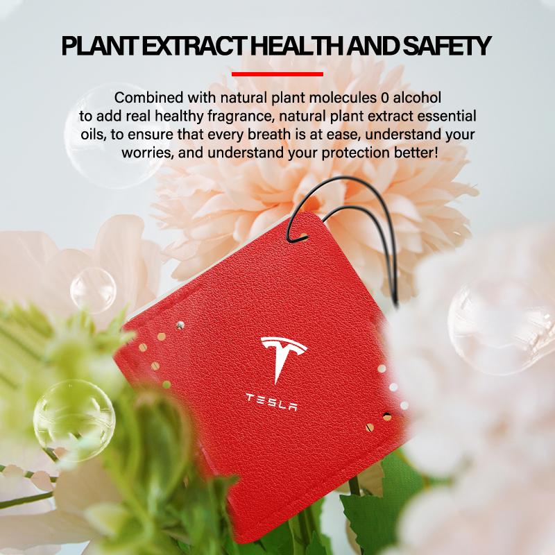 1Pcs Car Interior Pendant Aromatherapy Room Deodorant Sachet Car Goods For Tesla Model 3 Model S Model X Model Y Roadster Bonina Coil