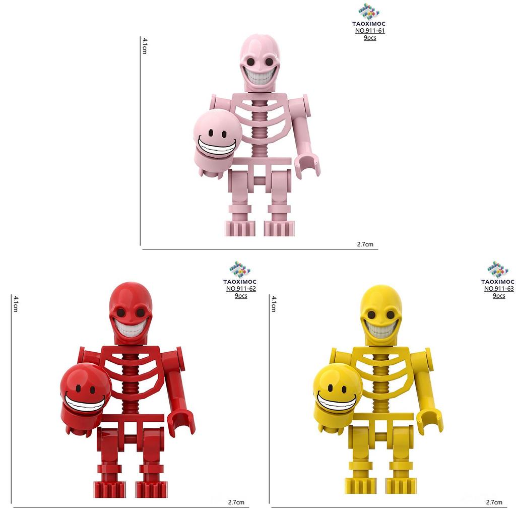 Pixel World Gaming Collectible Figure With Building Blocks For Brain Development
