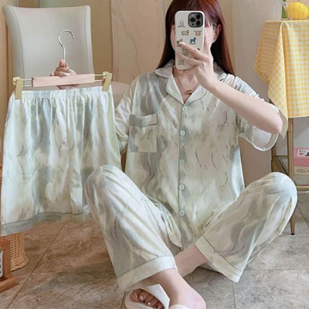 Navava 3 Piece Pajama Set Shorts Nt1632