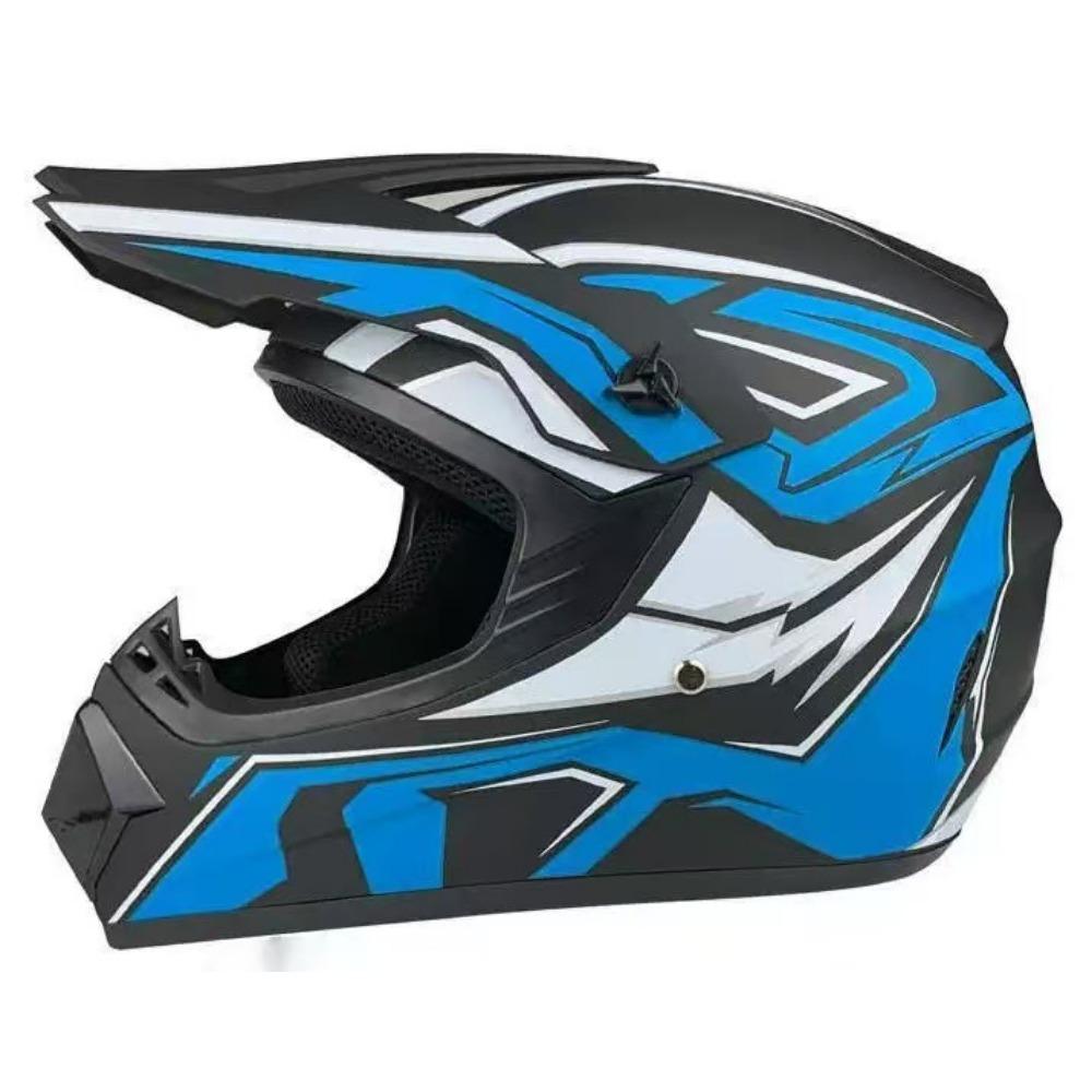 Off-road Motorcycle Riding Helmet Four Seasons Breathable Electric Vehicle Helmet ABS Small Mountain Bike Helmet