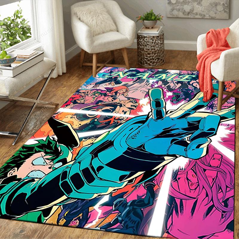 Custom 1Pc Adventure Anime World Rug Office Carpet Indoor Outdoor Entrance Doormat Nonslip Soft And Comfortable Living Room D2915115