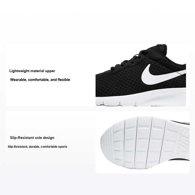 Nike Tanjun Gs Zwart Kindersneakers Wit-Wit 818381-011 36.5