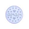 Round-shape Ornaments Resin Casting Silicone Mold Woman Keychain Decorative Pendant Jewelry Mold for DIY Crafts