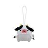 Morisaka Global Petamon Mascot Cow 5.5 X 2.5 X 6.5 Cm Animal Cow Strap Charm Cute Stuffed Toy For Going Out Sewing Photography Bags and Backpacks