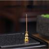 10pcs Copper Gourd Incense Plug with Nine Holes Mini Portable Water Drop Spice Seat Wire Stick Holder Sticks Burner Accessory