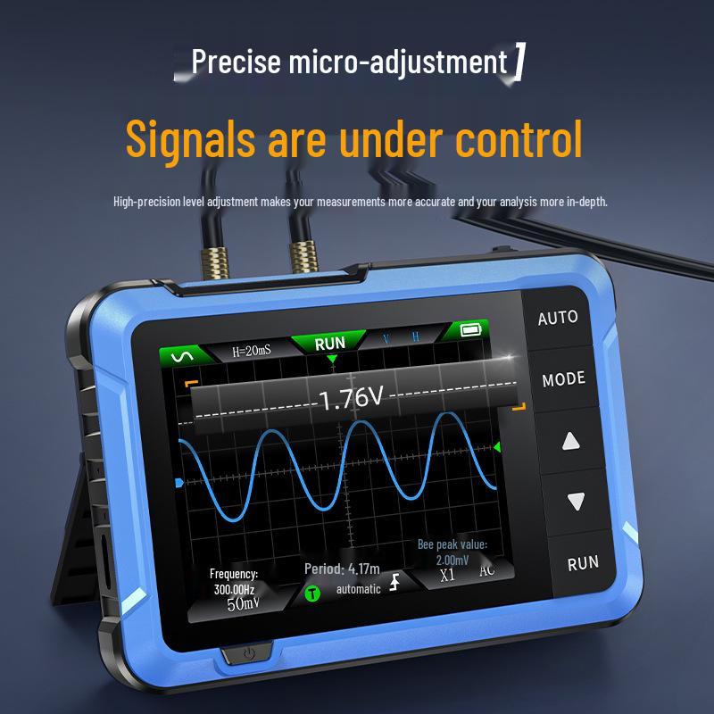 FNIRSI DSO510 Handheld Digital Oscilloscope & Multifunction Signal Generator