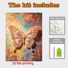 Pearl Art Painting Butterfly Home Wall Decor Art Crafts Handmade DIY Adult/Beginner Gift Creative Home Decor Frameless Wall Art Kit