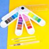 Washable Solid Watercolor Pigment Foldable Portable Travel Watercolor New Watercolor Paint Set