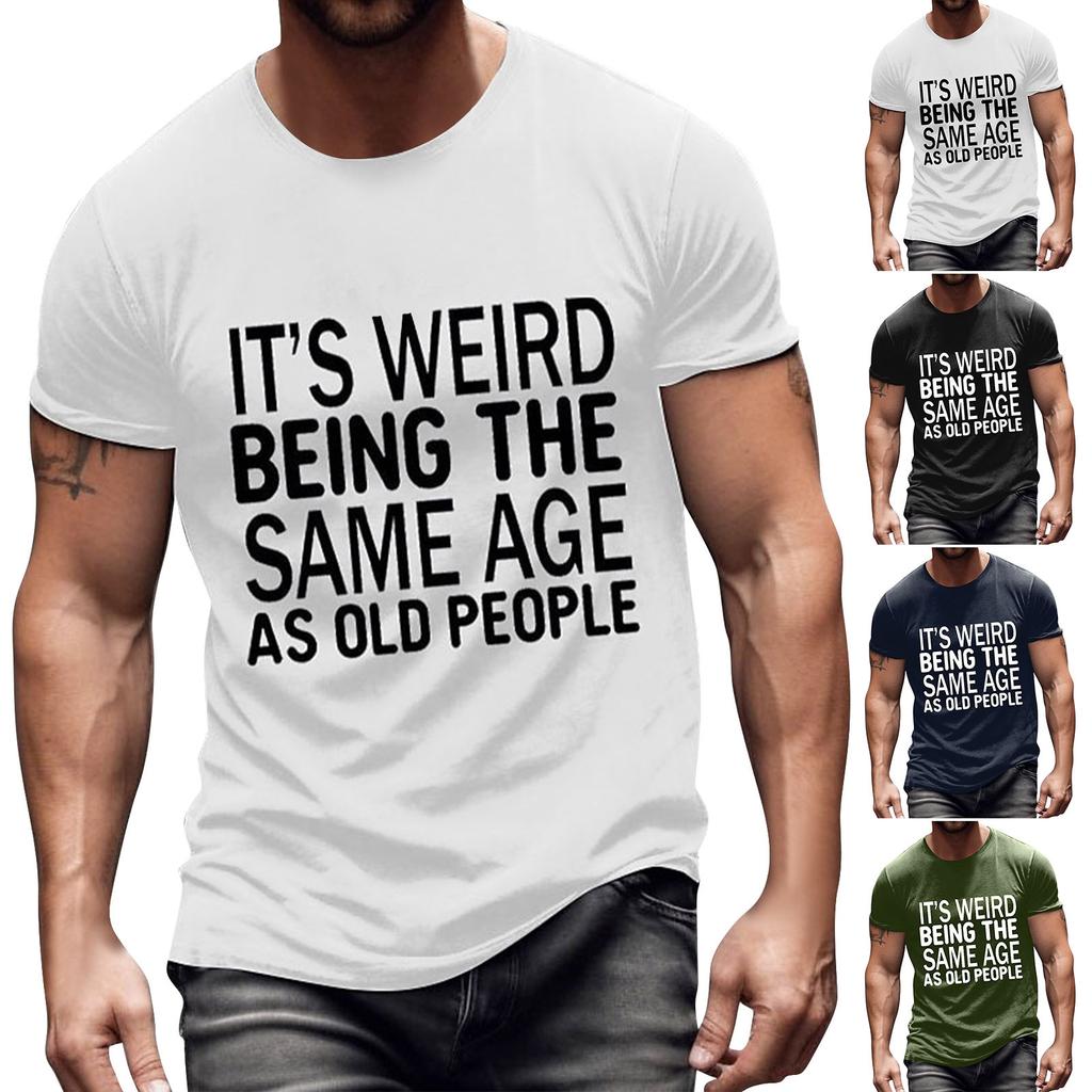 Men's  T-shirt T-shirts Graphic Text Pool3D Printing Street Casual Short Sleeve Printed Clothing Basic