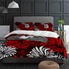 Red Black White Flower Chrysanthemum Duvet Cover With Pillow Case Custom 3pcs Bedding Set Quilt Cover Double Bed Home Textile