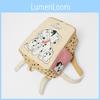 Z Family 2021 New Cartoon Canvas Backpack Children's Bag Toddler Dalmatian Dog Print Small Backpack